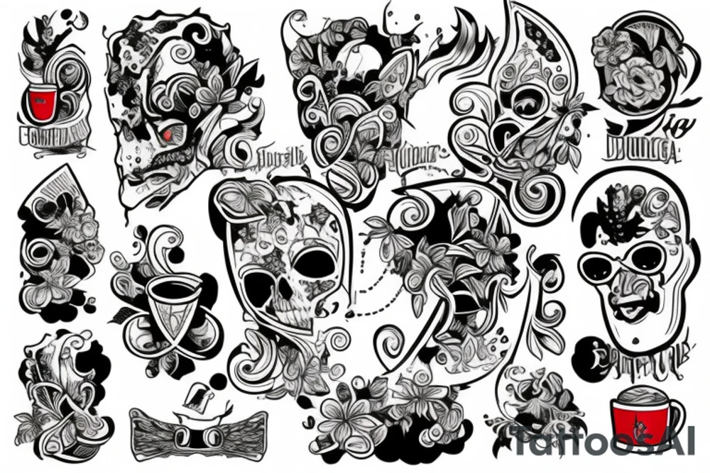 Słodka biedronka tattoo idea