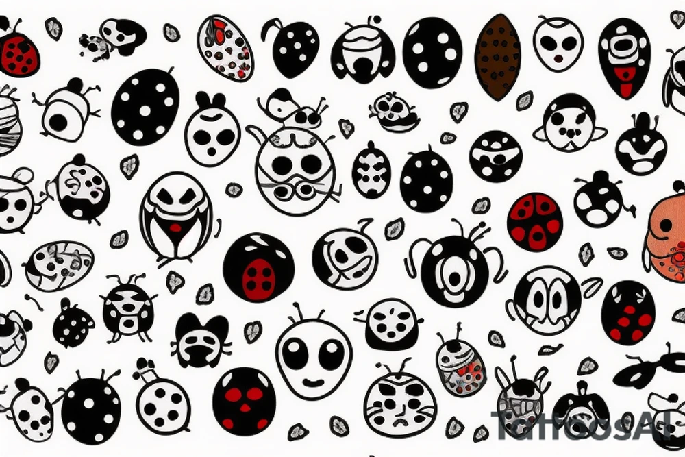 Sweter ladybird tattoo idea