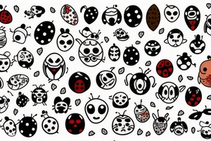 Sweter ladybird tattoo idea
