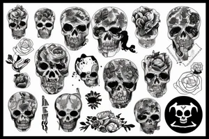 Postaci z horrorów tattoo idea