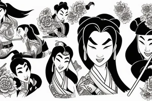 Mulan tattoo idea