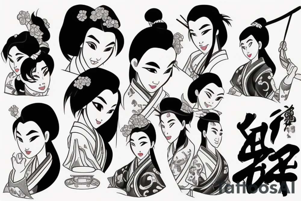 Mulan tattoo idea