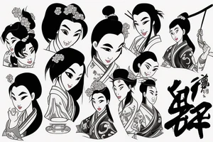 Mulan tattoo idea