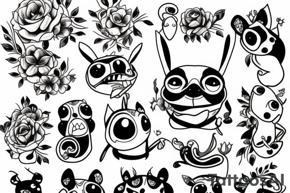 Stitch tattoo idea