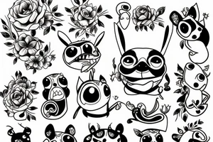 Stitch tattoo idea