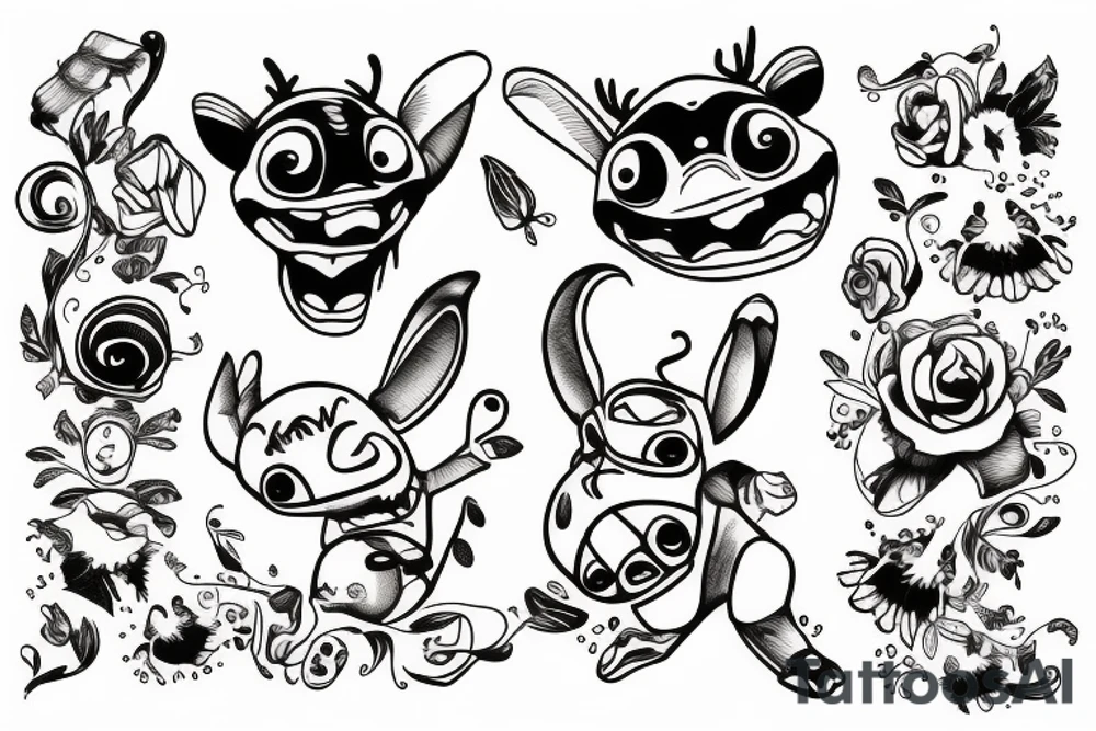 Stitch tattoo idea