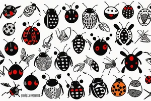 Sweter ladybird tattoo idea