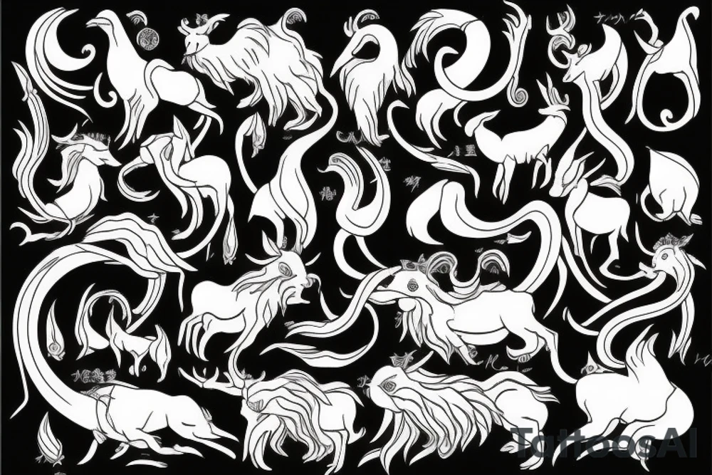 Capricorn tattoo idea