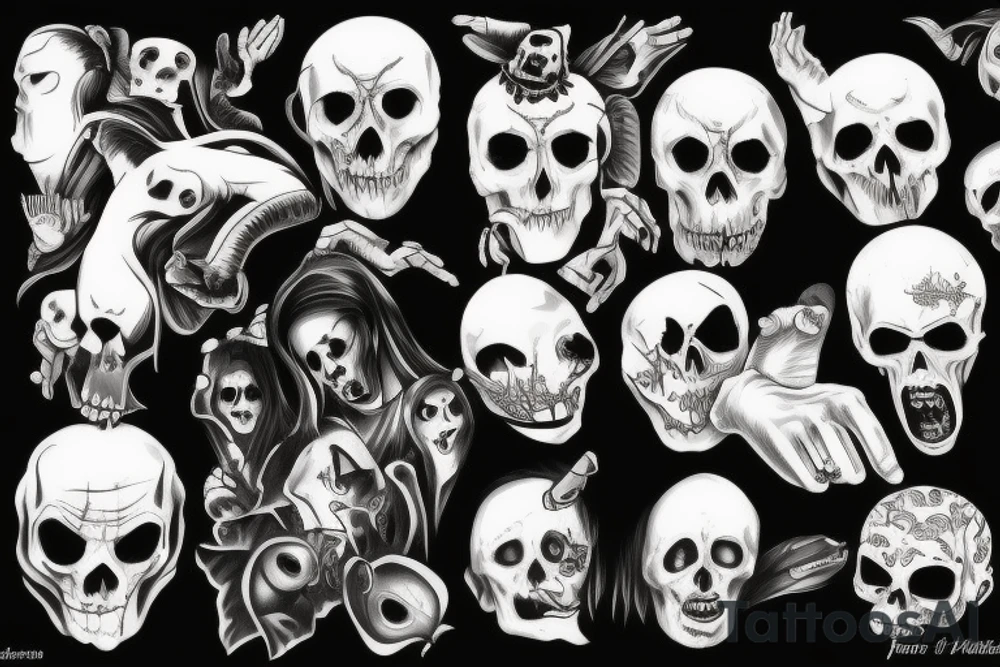 Horror tattoo idea