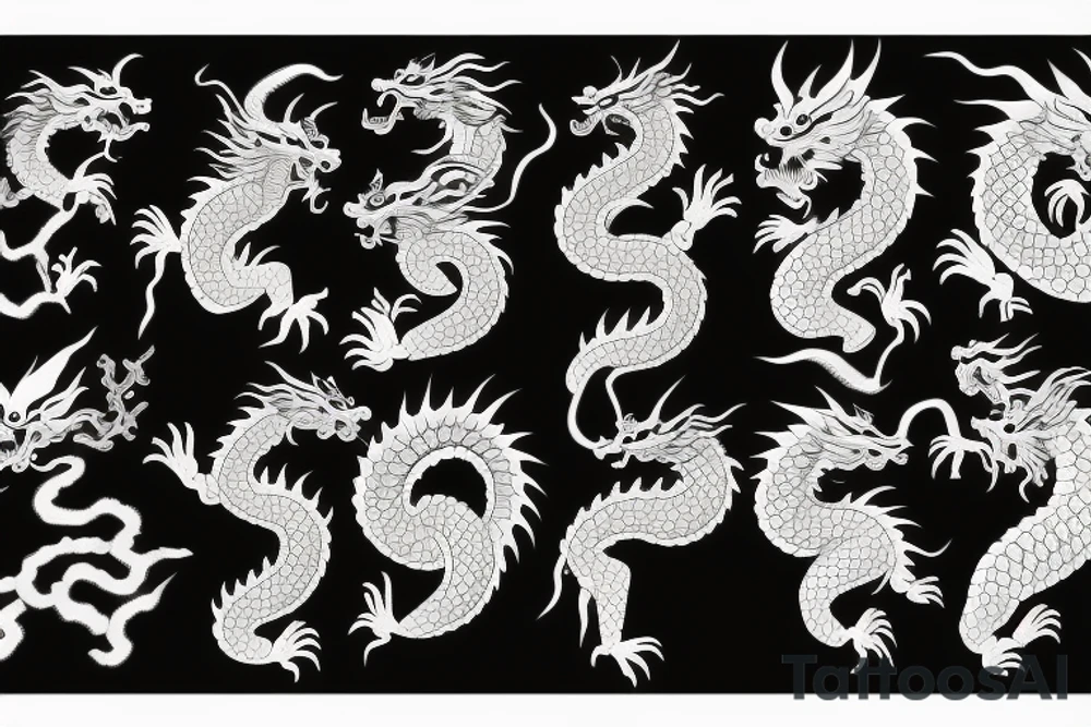 chinese dragon tattoo idea