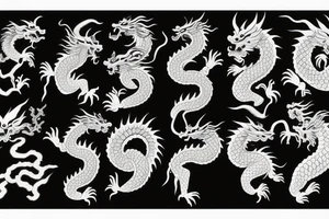 chinese dragon tattoo idea