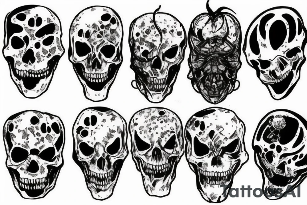 Horror tattoo idea
