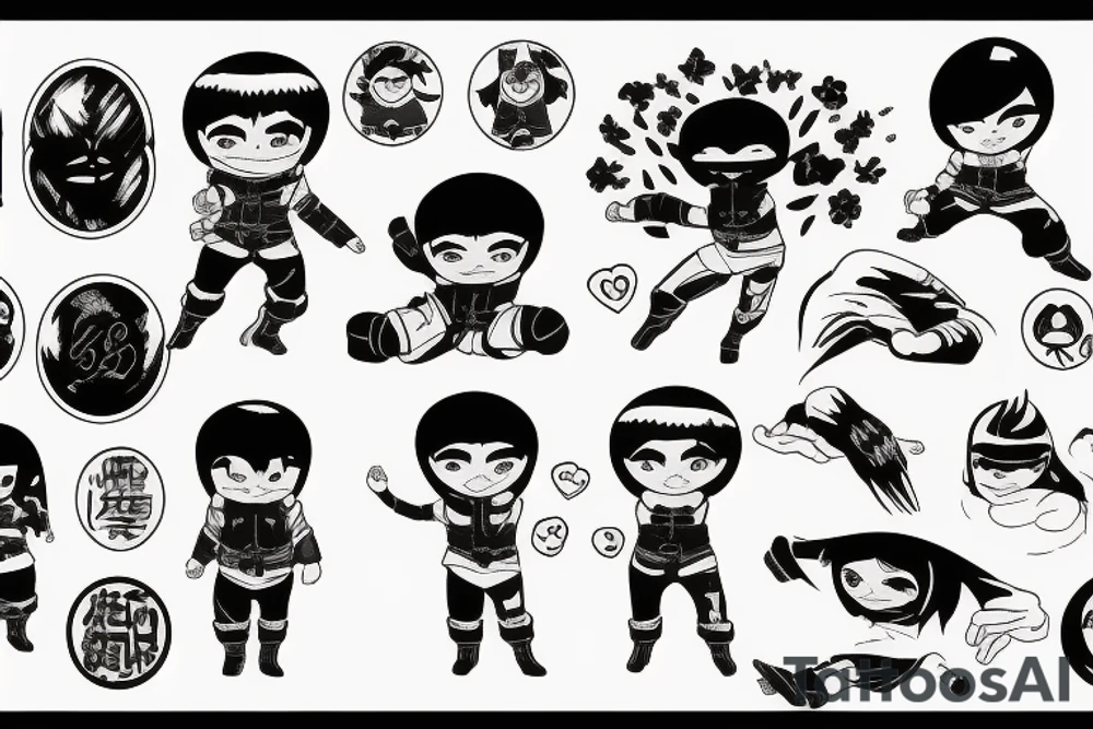 Rock Lee tattoo idea