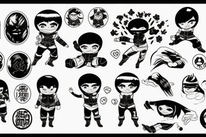 Rock Lee tattoo idea