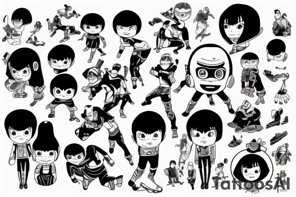 Rock Lee tattoo idea