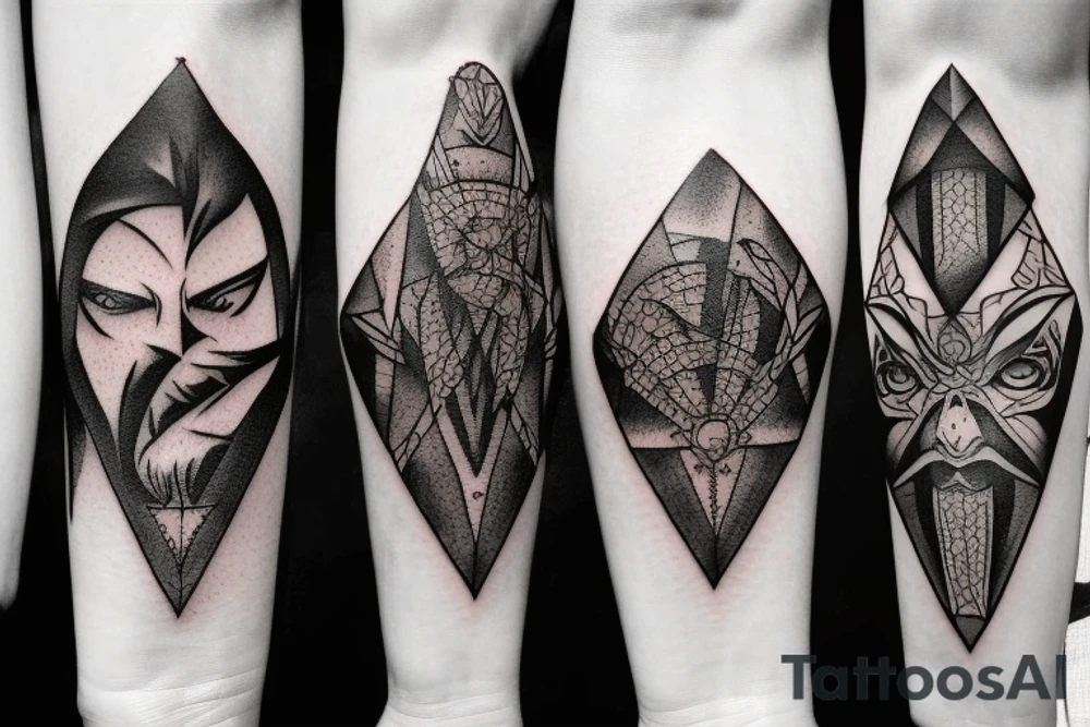 Witcher 3 signs on forearm tattoo idea