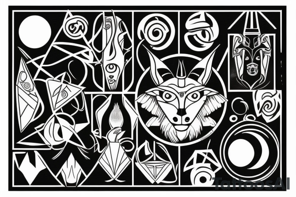 eclipse, anubis tattoo idea
