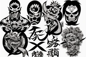 yakuza theme tatto tattoo idea