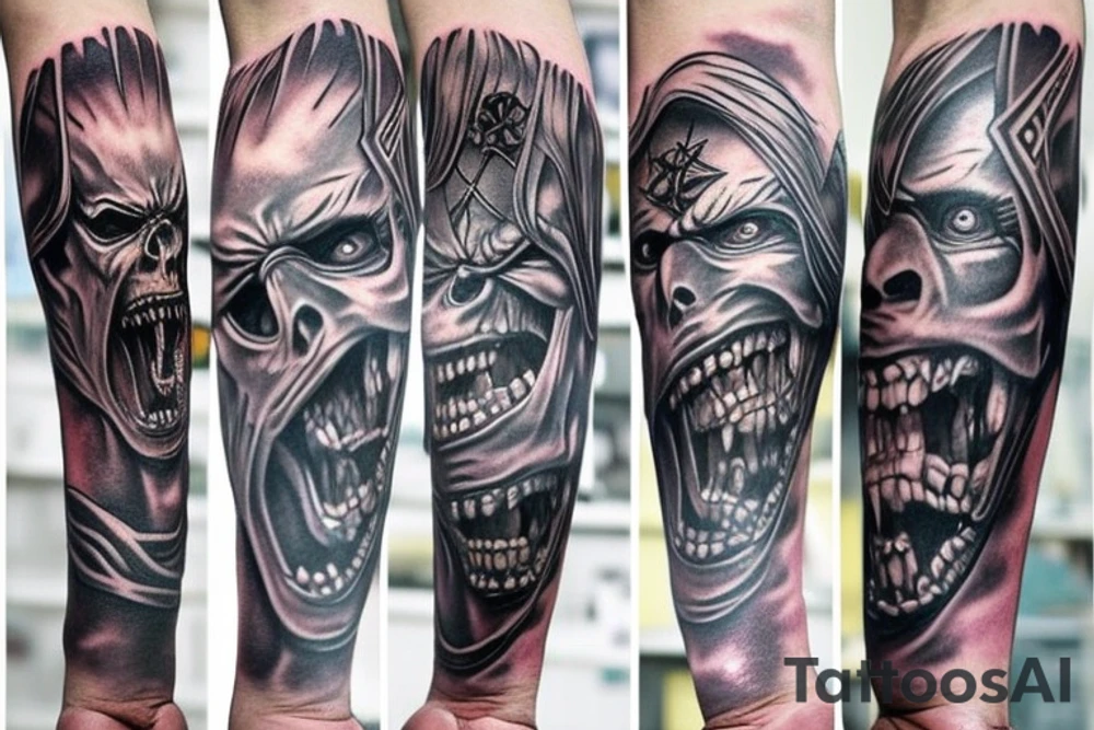 Iron Maiden tattoo idea