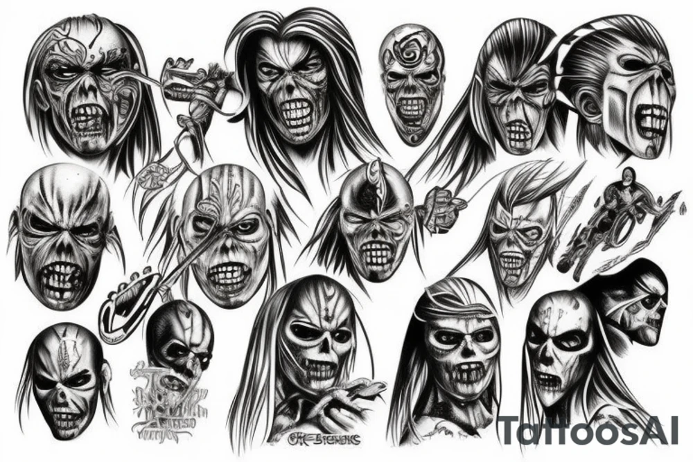 Iron Maiden tattoo idea