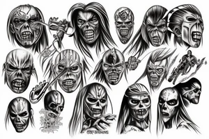 Iron Maiden tattoo idea