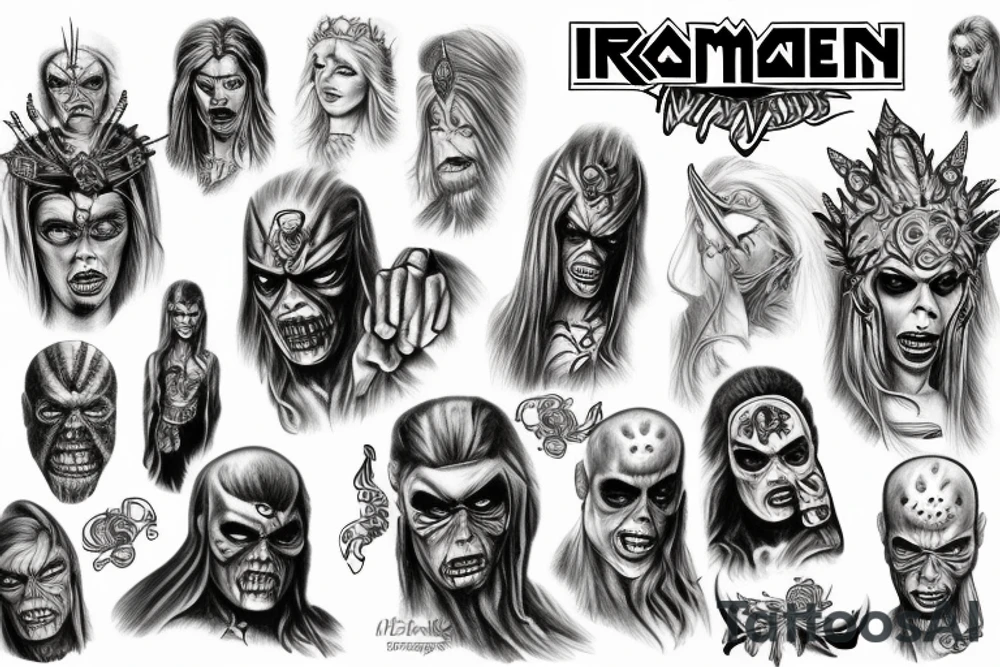 Iron Maiden tattoo idea