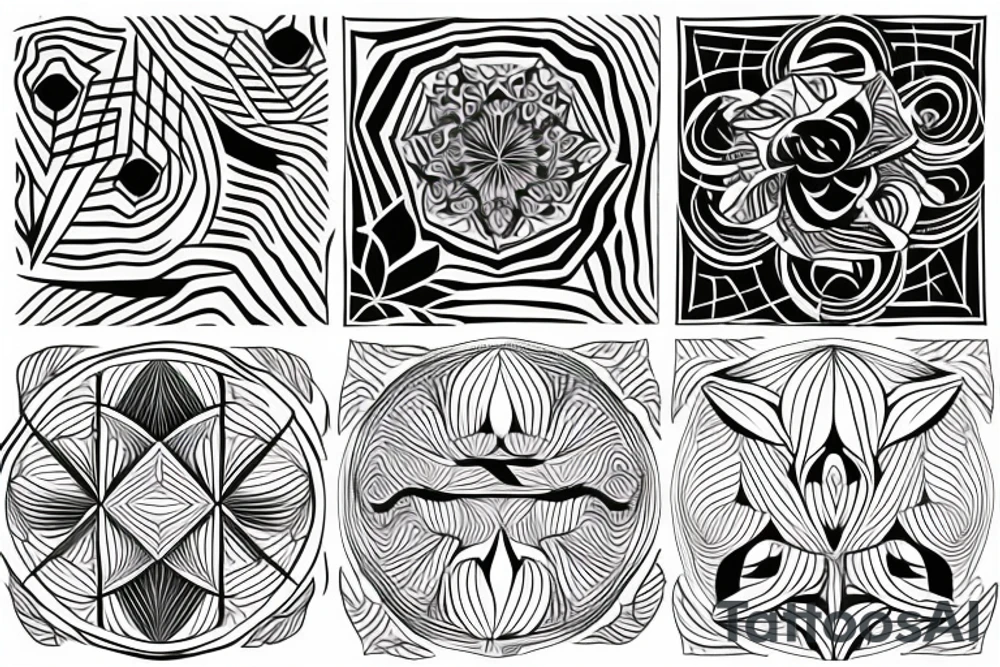 Natura, lwica tattoo idea