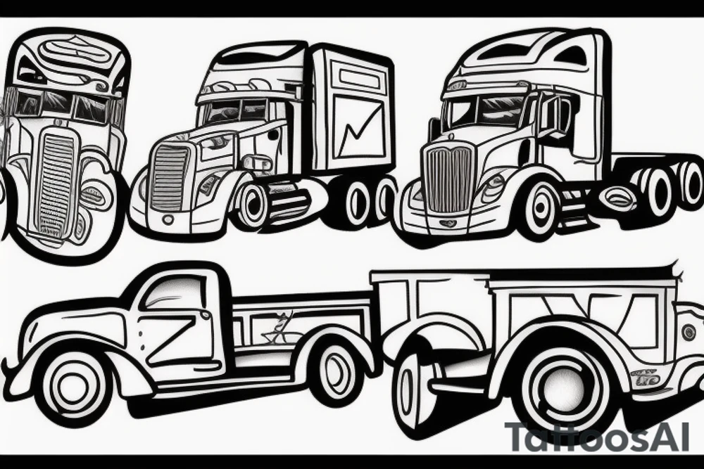 Truck tattoo idea