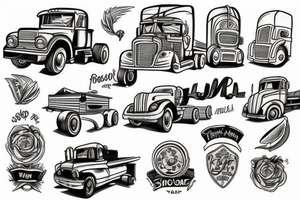 Truck tattoo idea