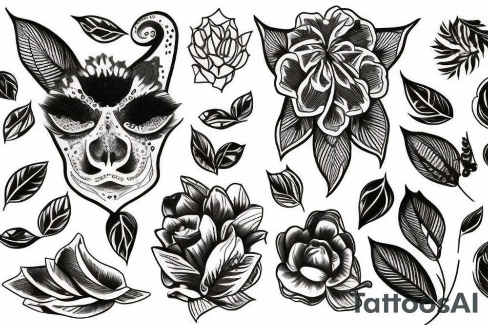 Natura, lwica tattoo idea
