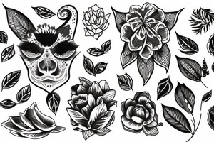Natura, lwica tattoo idea