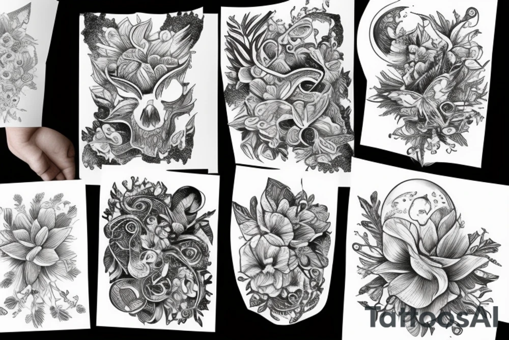 Natura, lwica tattoo idea