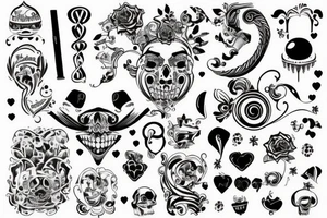maska teatralna dobro i zlo 2 w 1 tattoo idea