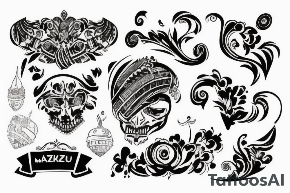 maska teatralna dobro i zło połączone razem tattoo idea