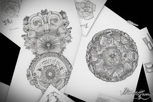maska teatralna mina zła tattoo idea
