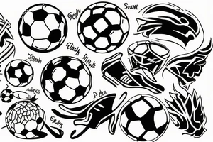 Soccer tattoo idea
