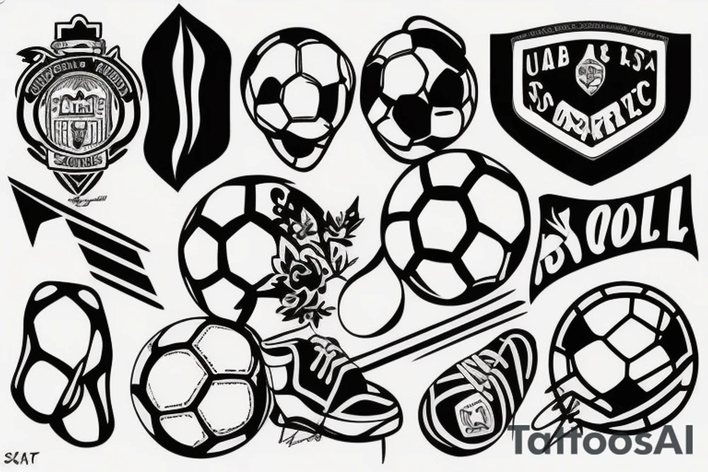Soccer tattoo idea