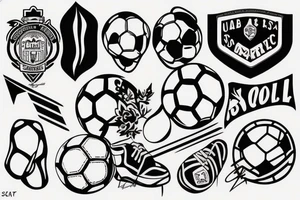 Soccer tattoo idea