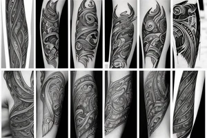 long dagger tattoo idea
