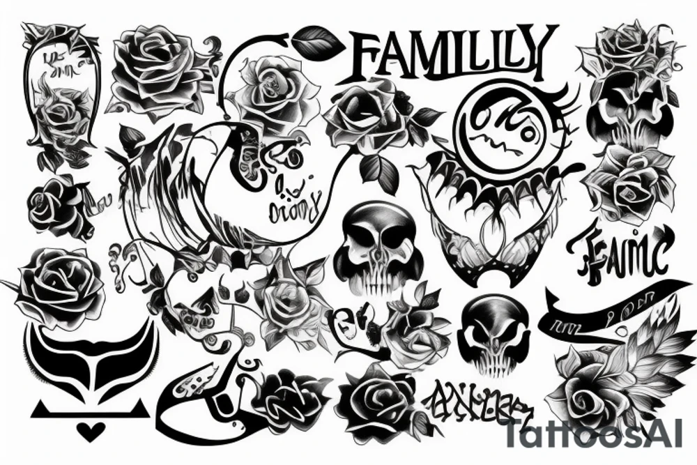 Familly tattoo idea