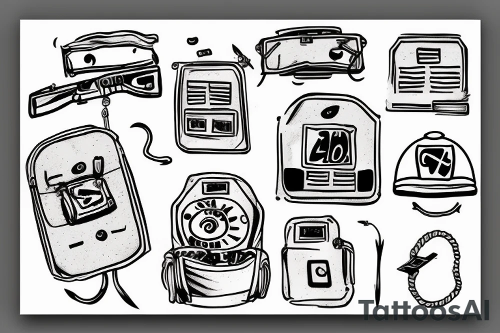 hacker stops the exploding tank tattoo idea