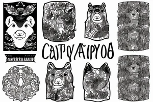 Capybara tattoo idea
