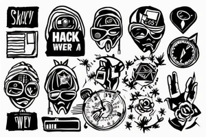 hacker stops the war tattoo idea