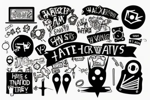 hacker stops the war tattoo idea