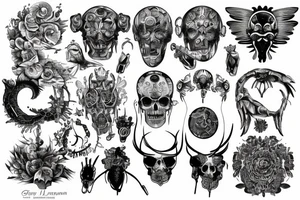 Lwica z symbolem egipskim tattoo idea
