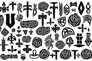 Nordic protect rune tattoo idea
