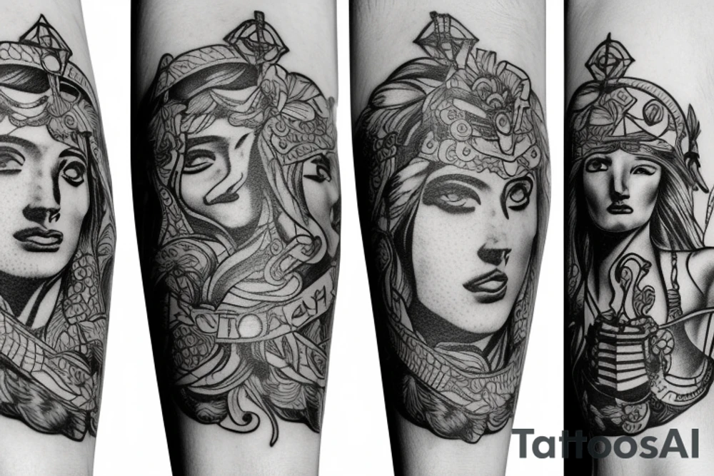 Athena tattoo idea