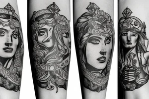 Athena tattoo idea
