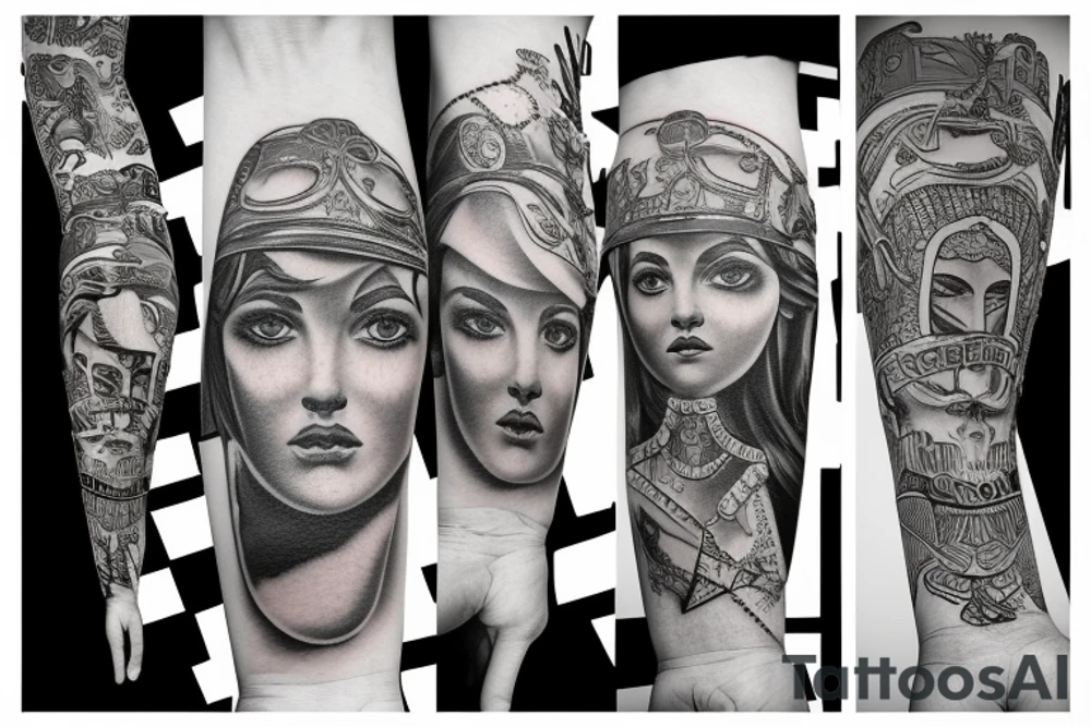 Athena tattoo idea