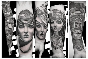 Athena tattoo idea